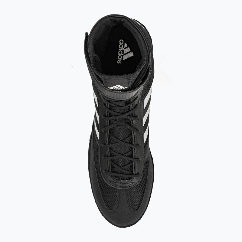 Мъжки боксови обувки adidas Combat Speed.5 черно/сребърно 6