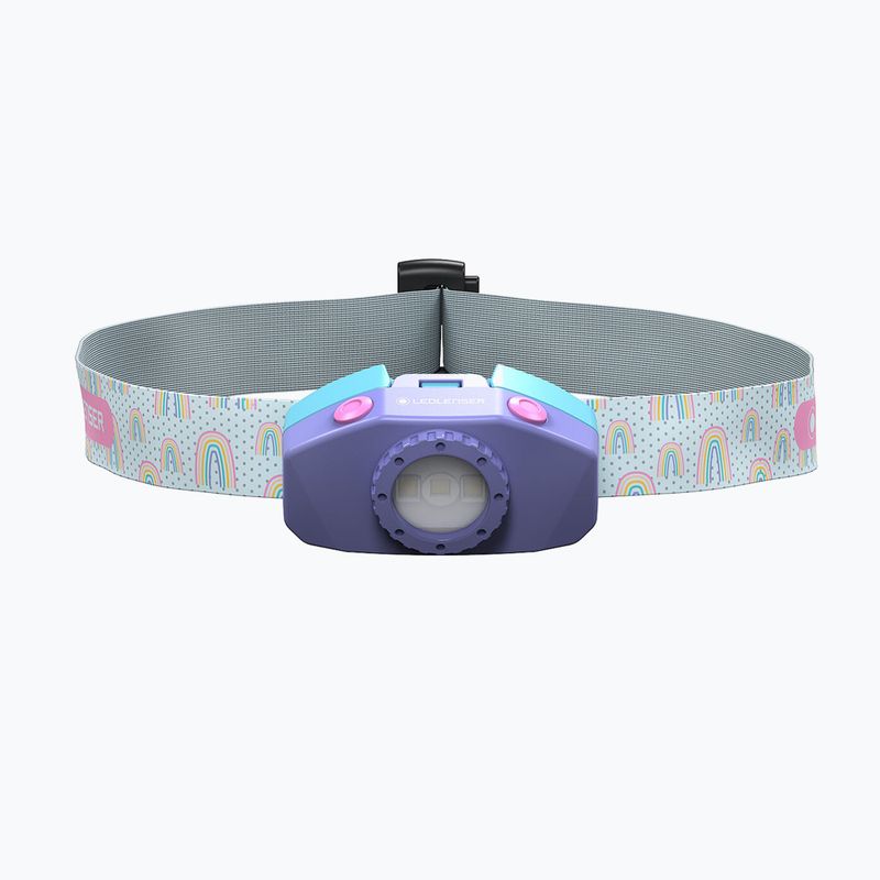 Ledlenser KidLed 2 Box фенерче за глава лилаво 502538 2