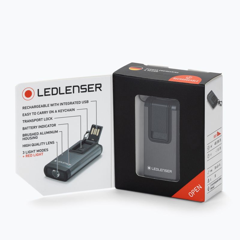 Ledlenser K6R Box фенерче сиво 502577