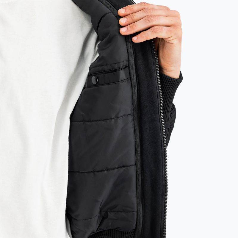 Alpha Industries MA-1 D-Tec Bomber с бродерия на ръкавите черно/отразително яке за мъже 6