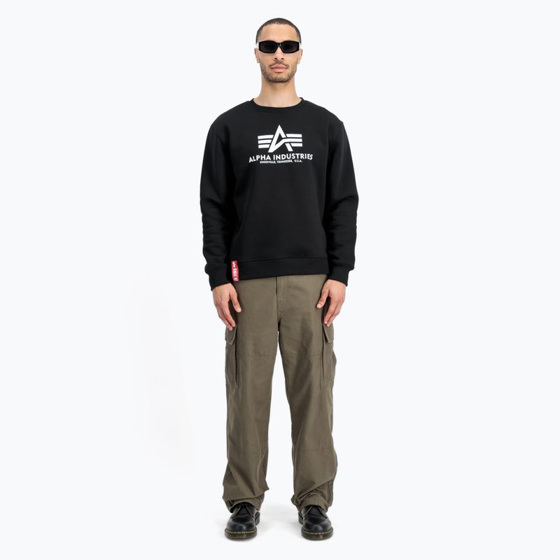 Alpha Industries мъжки суитшърт Basic black 2