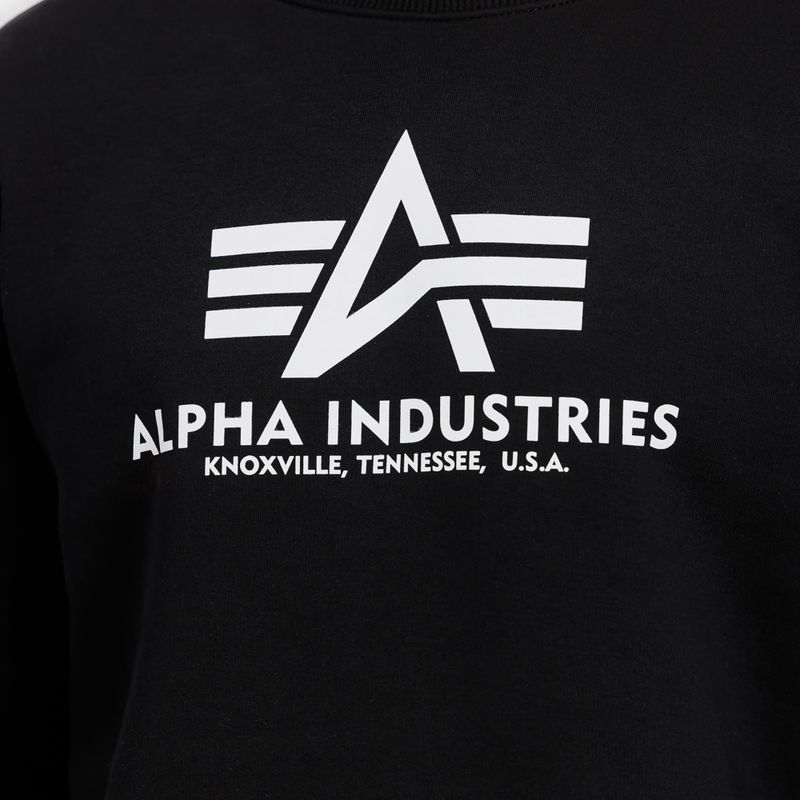 Alpha Industries мъжки суитшърт Basic black 4