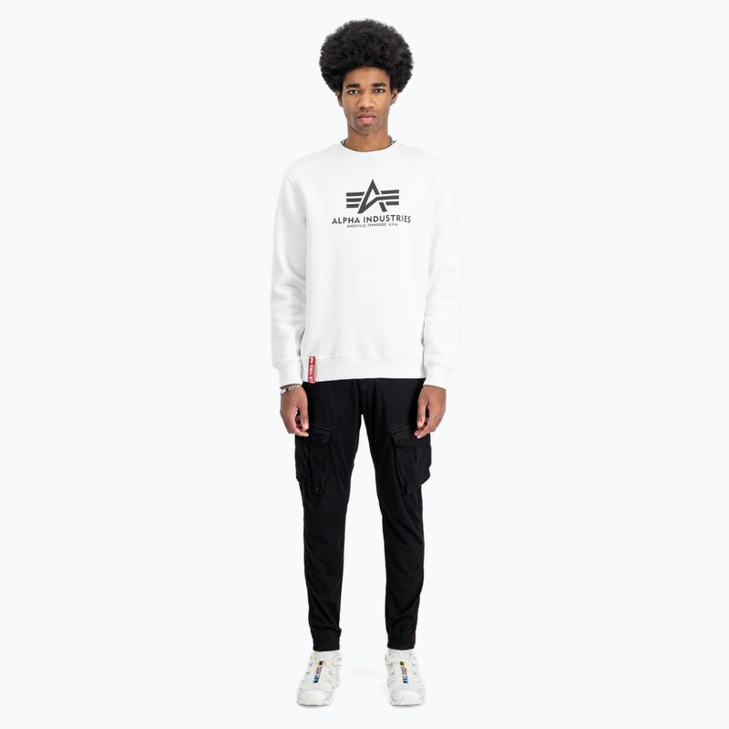 Мъжки суитшърт Alpha Industries Basic white 2