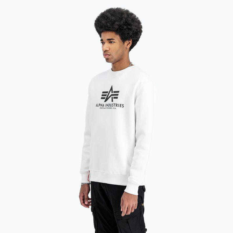 Мъжки суитшърт Alpha Industries Basic white 4