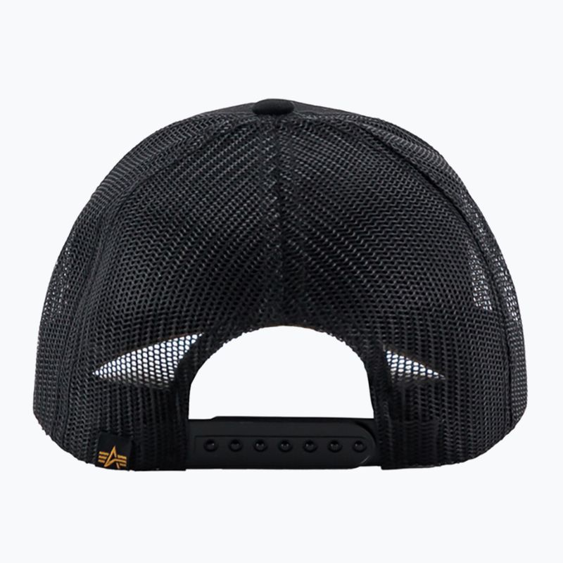 Мъжки Alpha Industries Basic Trucker бейзболна шапка черен 2