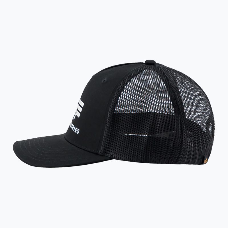 Мъжки Alpha Industries Basic Trucker бейзболна шапка черен 3
