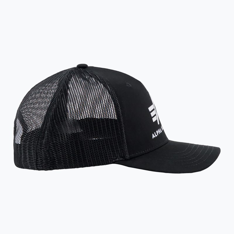 Мъжки Alpha Industries Basic Trucker бейзболна шапка черен 4