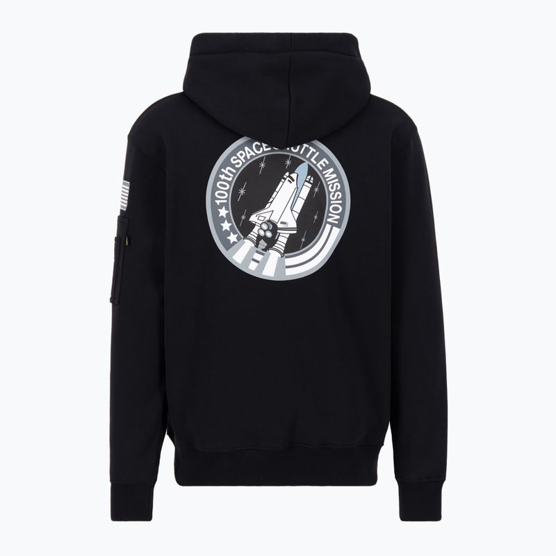 Мъжки суитшърт Alpha Industries Space Shuttle black 2