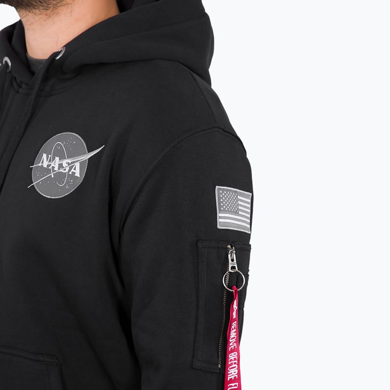 Мъжки суитшърт Alpha Industries Space Shuttle black 4