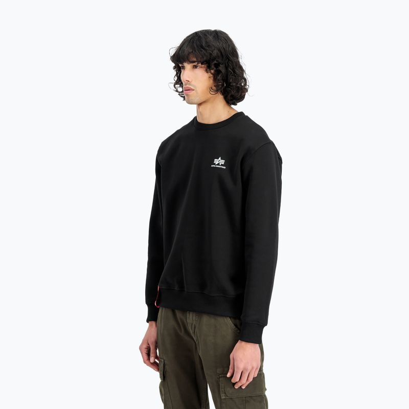 Мъжки потник Alpha Industries Basic Small Logo черен