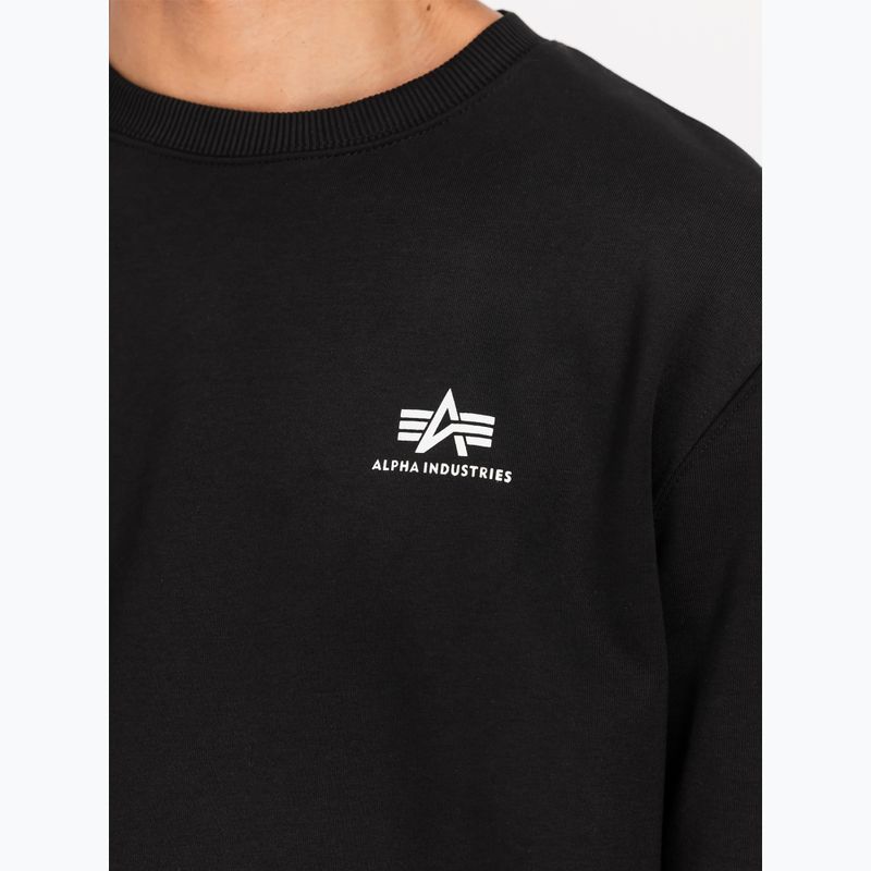 Мъжки потник Alpha Industries Basic Small Logo черен 5