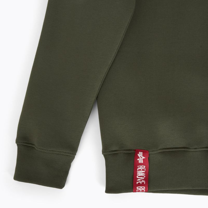 Мъжки потник Alpha Industries Basic Small Logo dark olive 7