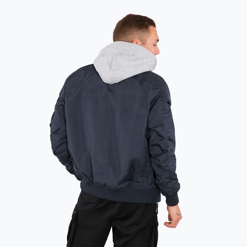 Alpha Industries мъжко яке MA-1 TT Two Tone Hood rep.blue 3