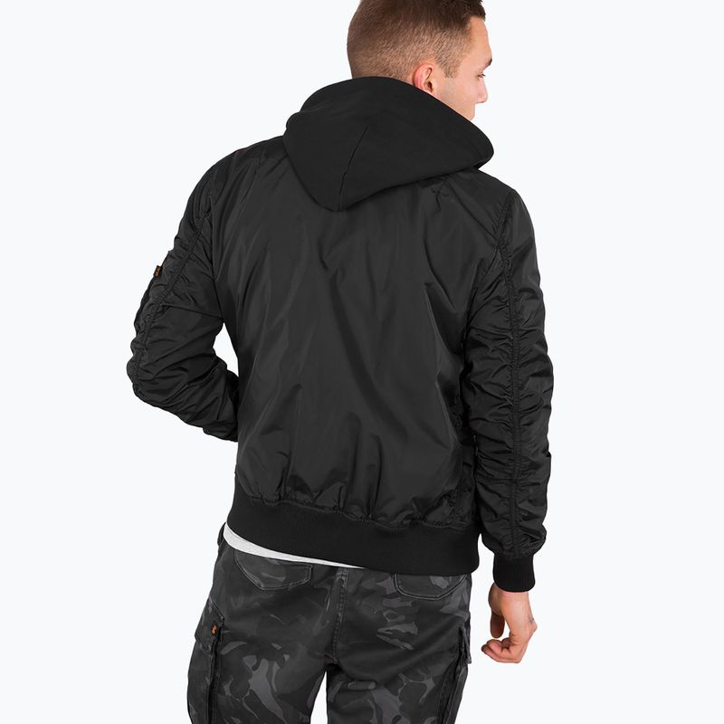 Alpha Industries мъжко яке MA-1 TT Two Tone Hood black/black 2