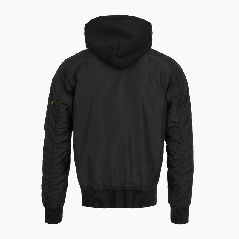 Alpha Industries мъжко яке MA-1 TT Two Tone Hood black/black 4