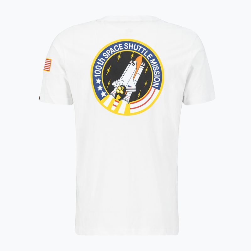 Мъжка тениска Alpha Industries Space Shuttle white 4