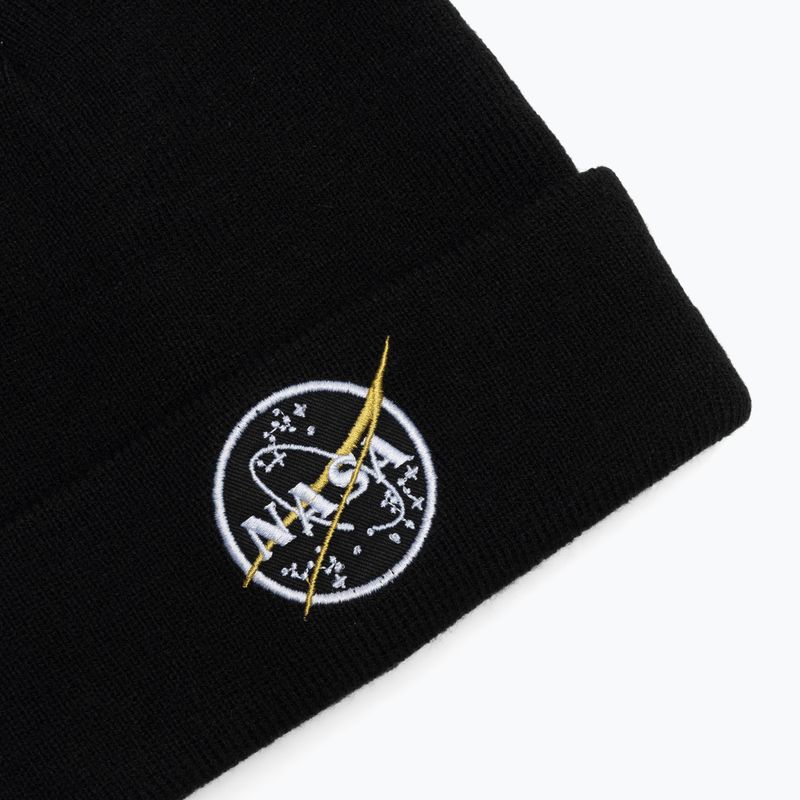 Шапка Alpha Industries NASA black 3