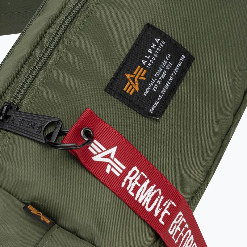 Alpha Industries Crew Талия, градинско зелено, бъбрек 4