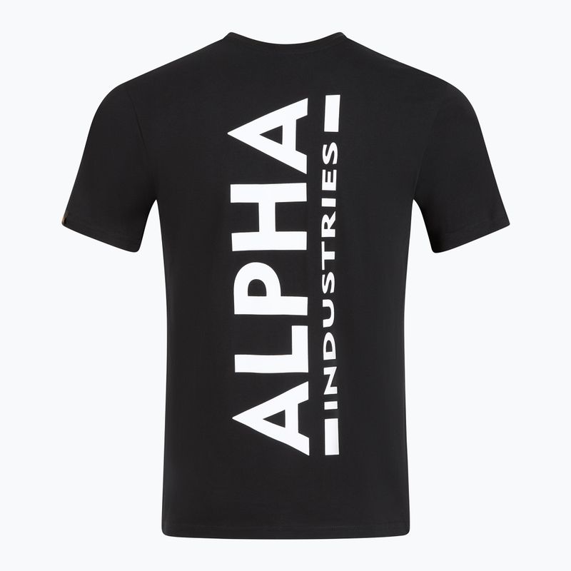 Alpha Industries мъжка тениска Backprint black 2