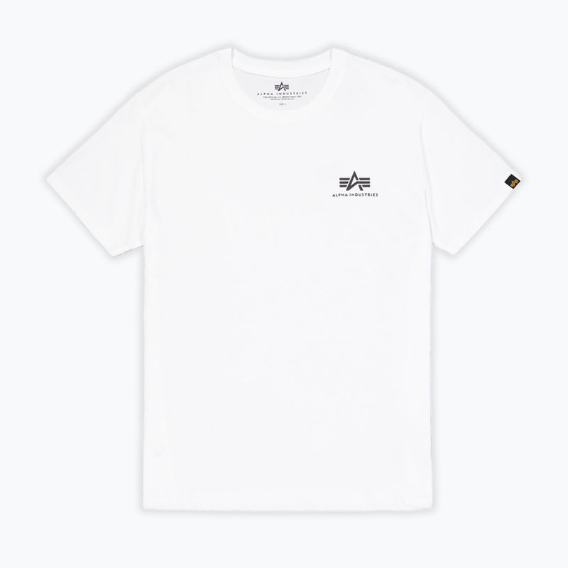 Alpha Industries мъжка тениска Backprint бяла 8