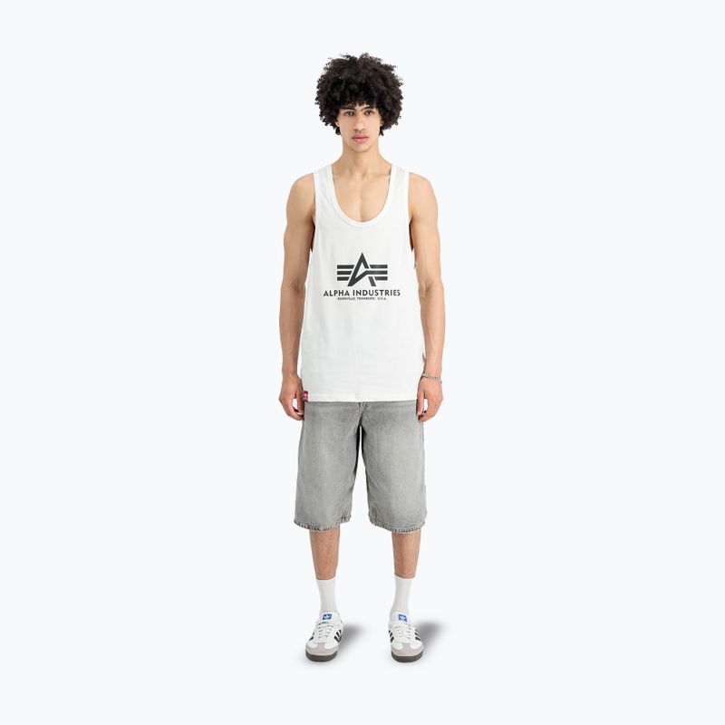 Мъжки тениски Alpha Industries Basic Tank Body Building T-shirt white 2