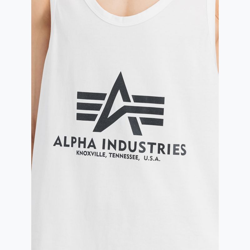 Мъжки тениски Alpha Industries Basic Tank Body Building T-shirt white 5