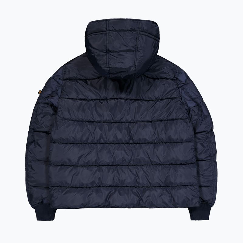 Мъжко яке с качулка Alpha Industries Puffer Faux Down rep.blue 6