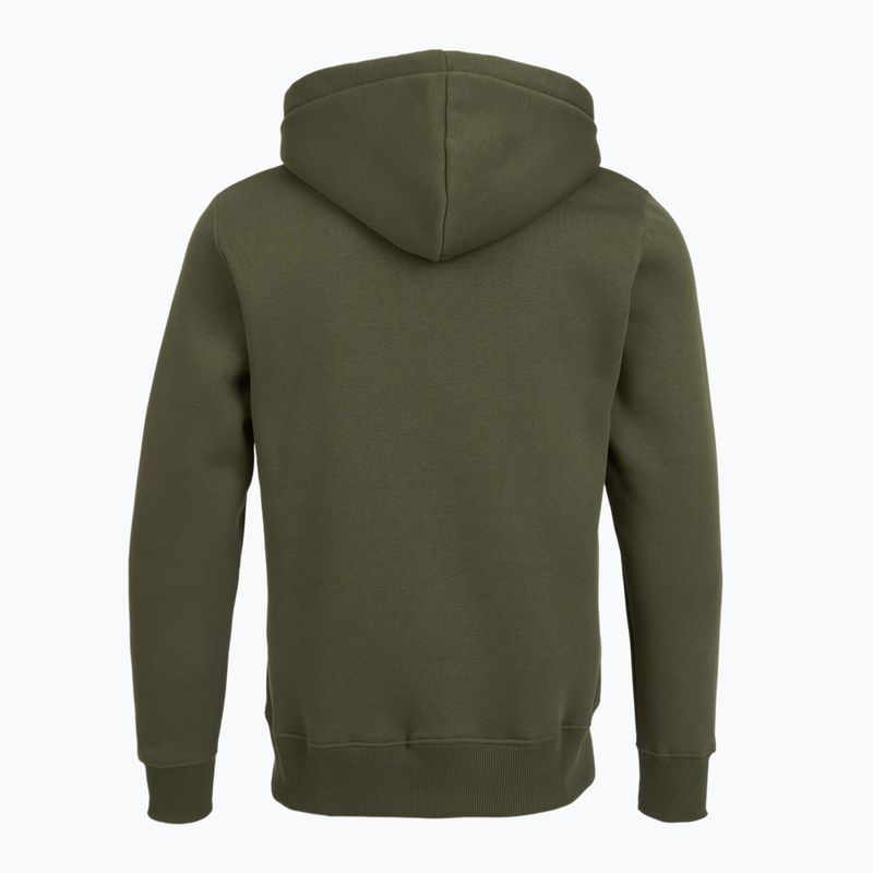 Мъжки суитшърт Alpha Industries Basic Zip SL тъмно маслинен 2