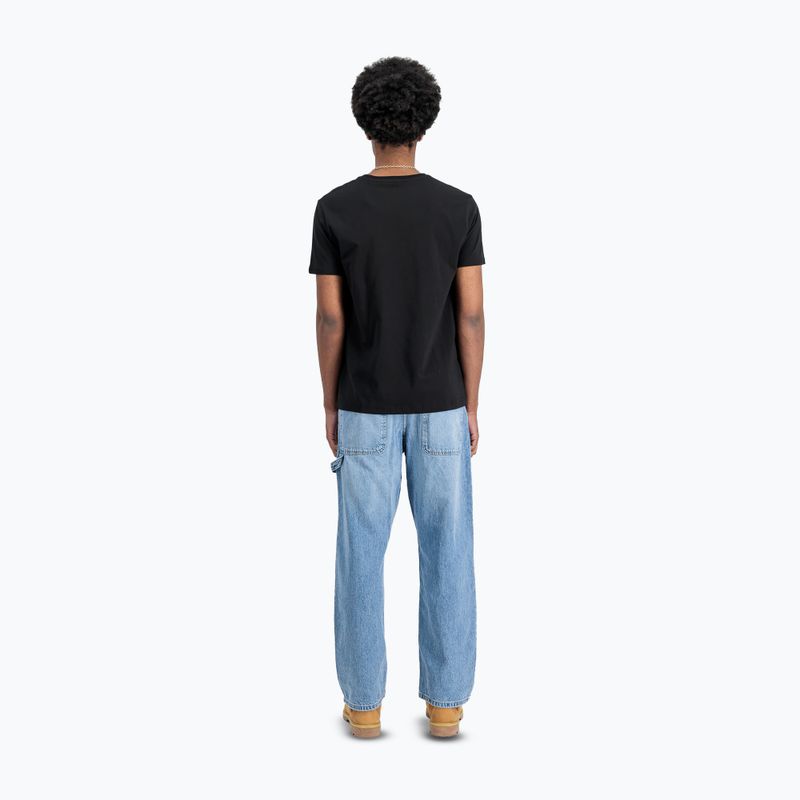Мъжка тениска Alpha Industries Basic Mid Logo черна 3