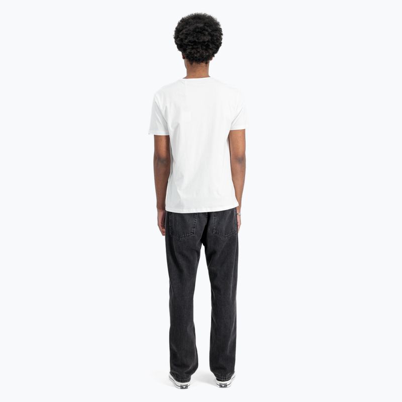 Alpha Industries мъжка тениска Basic Mid Logo бяла 3