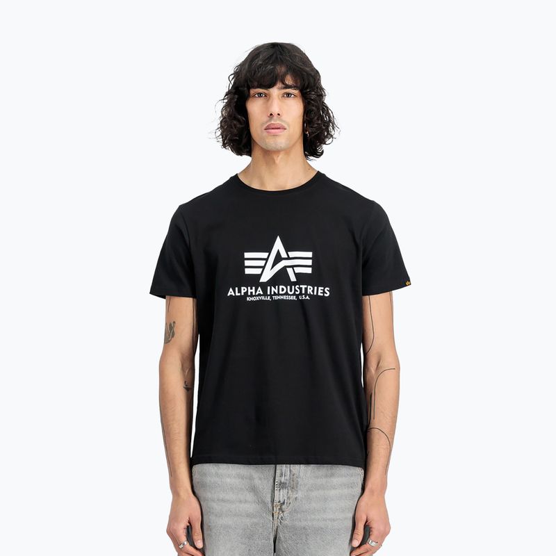 Alpha Industries мъжки тениски Basic (2 бр.) черни