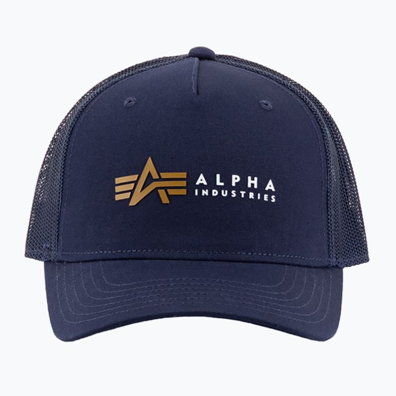 Мъжки Alpha Industries Label Trucker бейзболна шапка rep.blue
