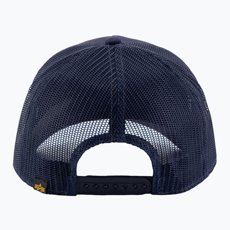 Мъжки Alpha Industries Label Trucker бейзболна шапка rep.blue 2