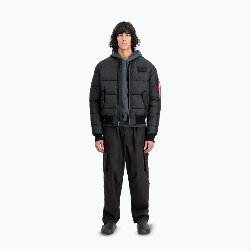 Мъжко яке Alpha Industries MA-1 Puffer Bomber black 2