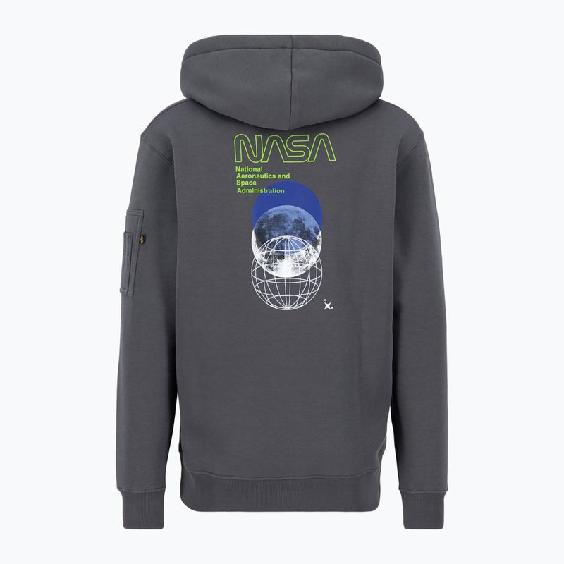 Мъжки суитшърт Alpha Industries NASA Orbit vintage grey  2