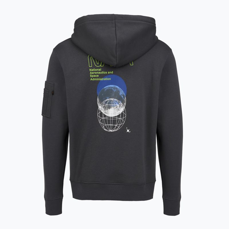 Мъжки суитшърт Alpha Industries NASA Orbit vintage grey  2