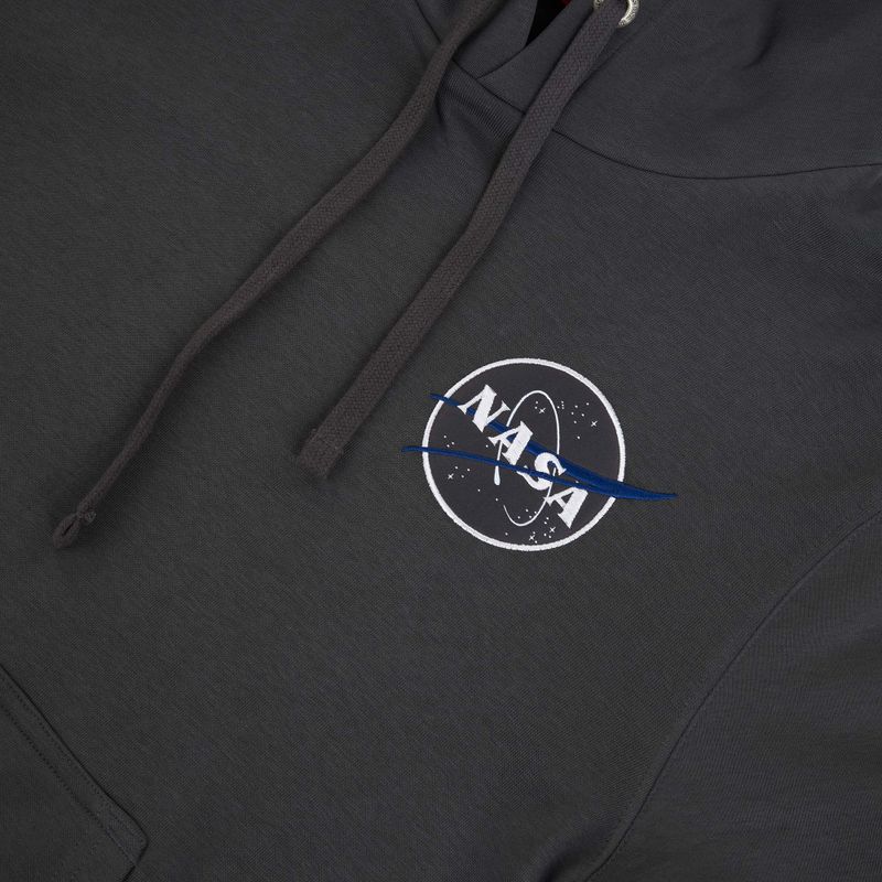 Мъжки суитшърт Alpha Industries NASA Orbit vintage grey  3
