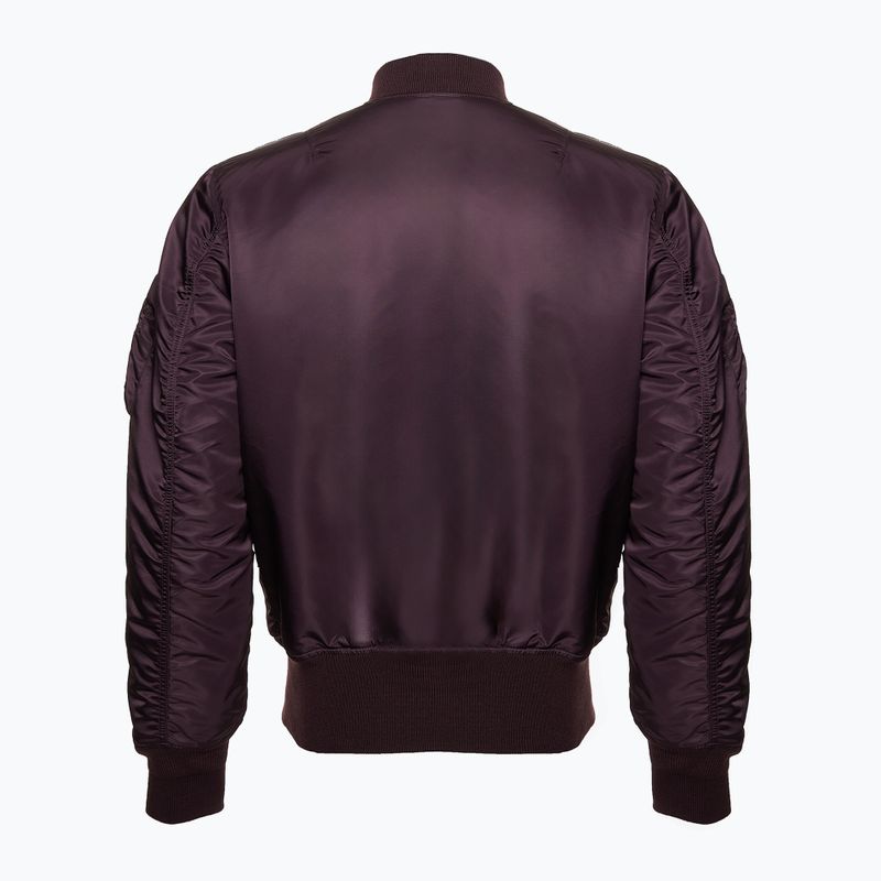 Мъжко яке Alpha Industries MA-1 Heritage plum 2