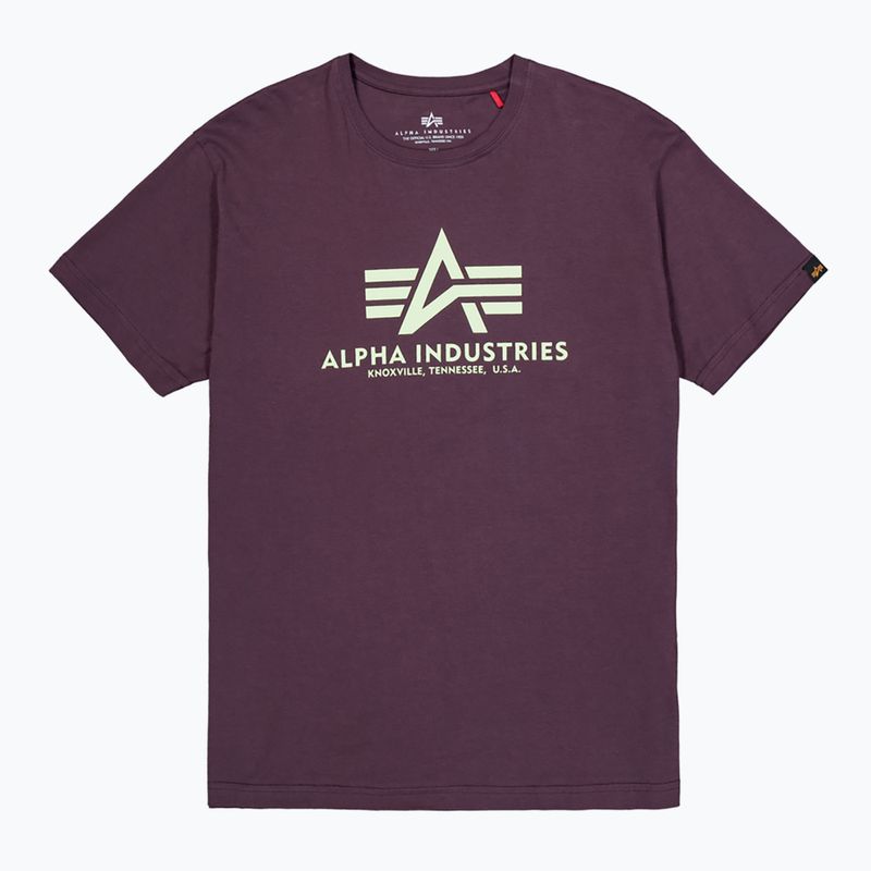 Мъжка тениска Alpha Industries Basic plum