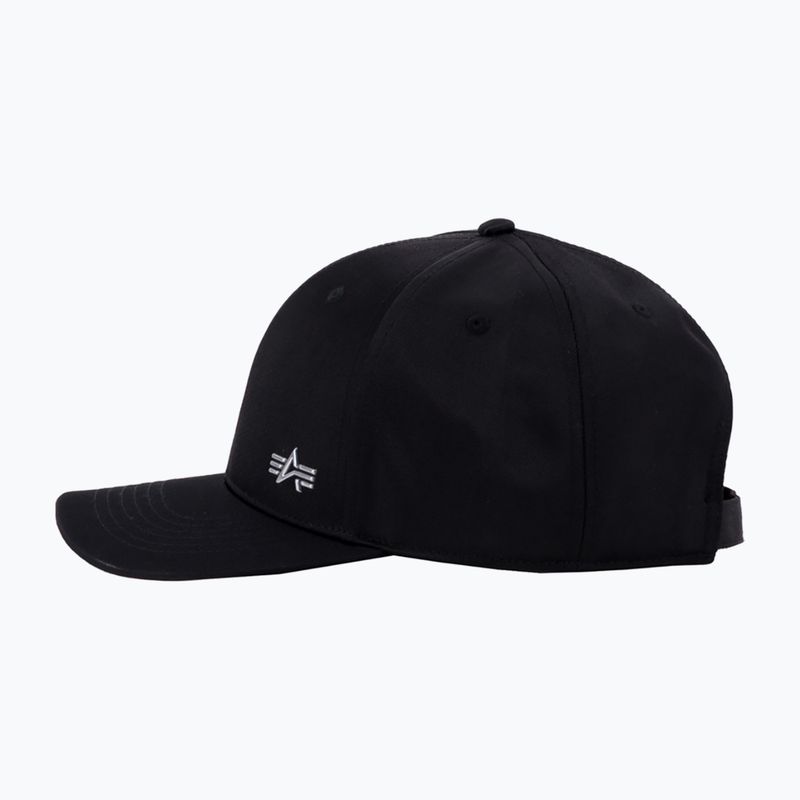 Alpha Industries Metal Label rep черна/метална бейзболна шапка 4