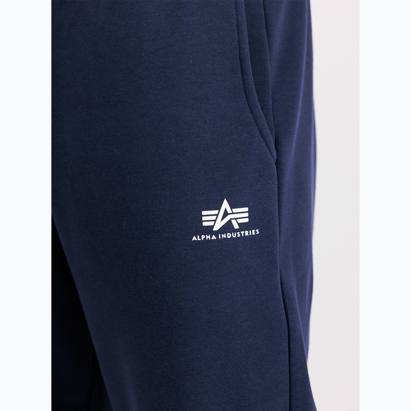Alpha Industries мъжки панталони Basic Small Logo II Jogger ultra navy 6