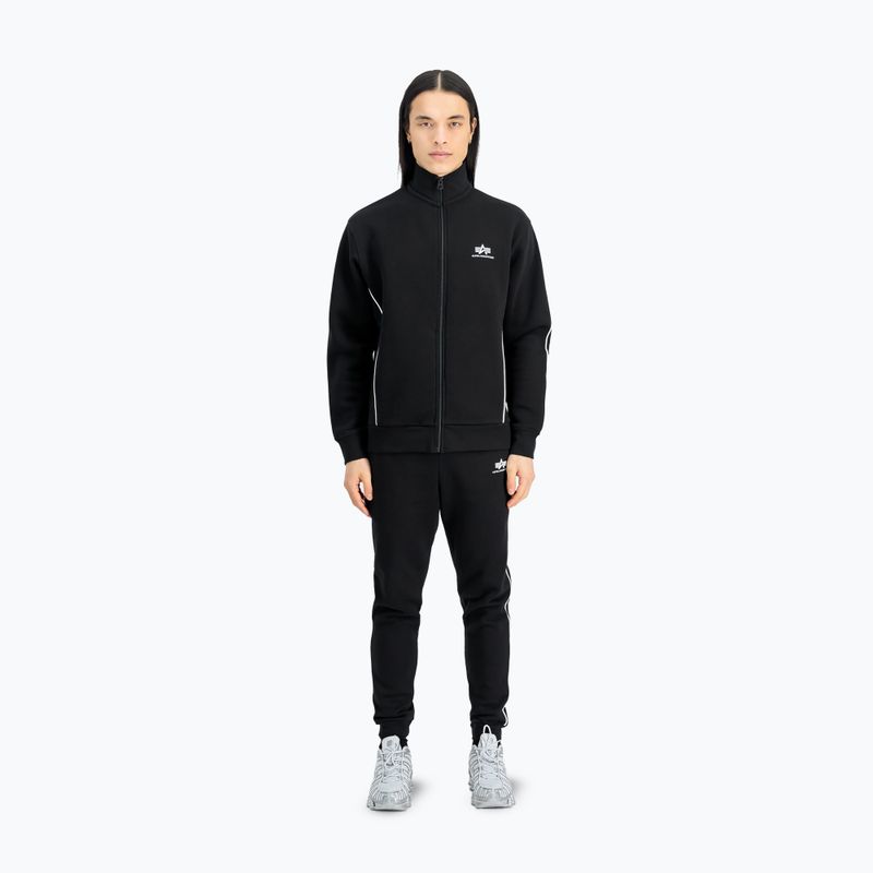 Alpha Industries мъжки панталони Track Small Logo Jogger black 2