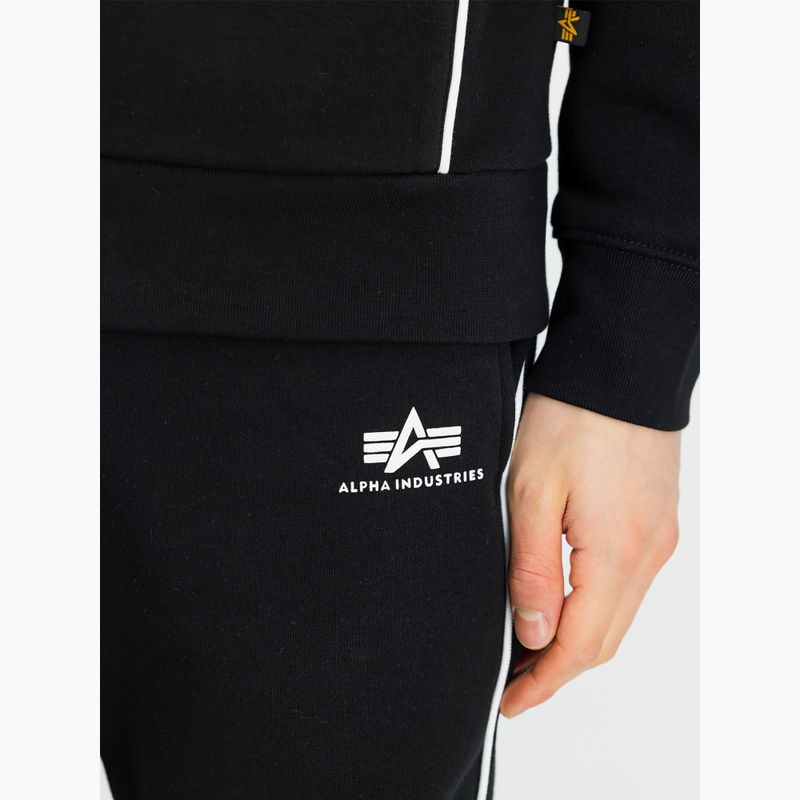 Alpha Industries мъжки панталони Track Small Logo Jogger black 5