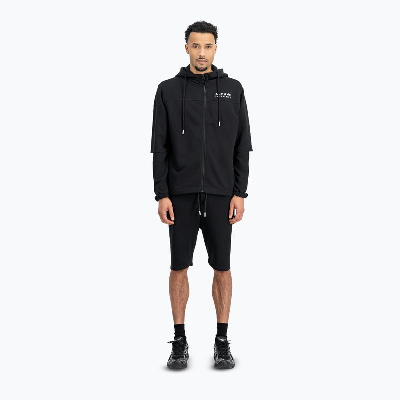 Alpha Industries мъжки спортни шорти черни 2