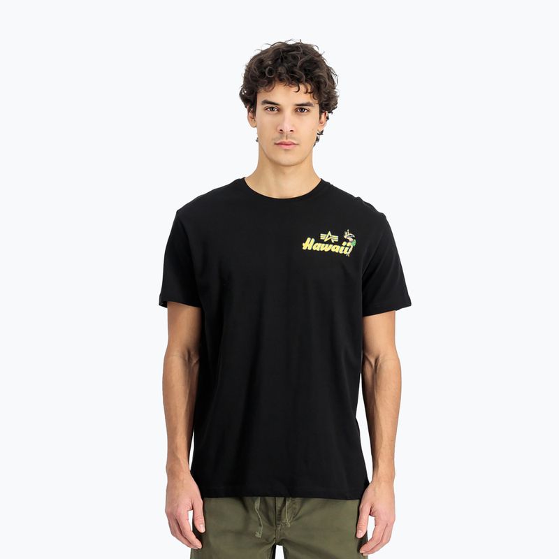 Alpha Industries мъжка тениска Pearl Harbor Back Print black
