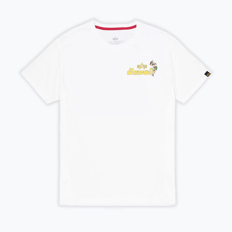 Alpha Industries мъжка тениска Pearl Harbor Back Print бяла 5