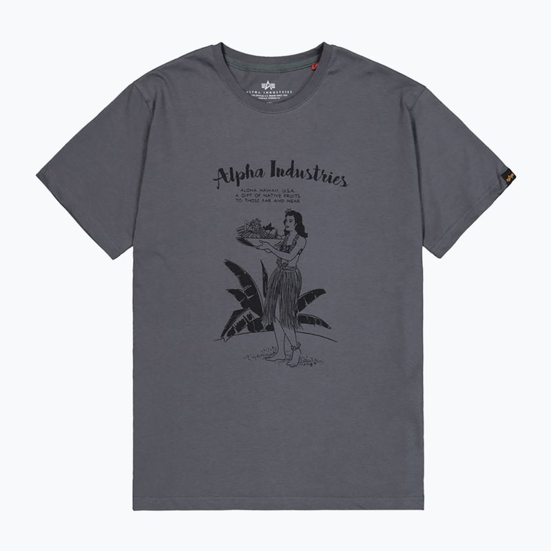 Alpha Industries мъжка тениска Hawaii vintage grey 7