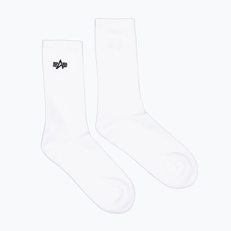 Мъжки чорапи Alpha Industries Basic 3 чифта бели 2