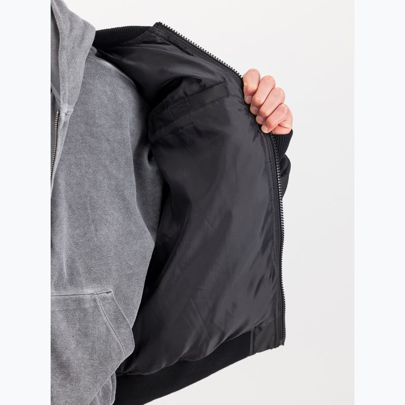 Мъжко ватирано яке Alpha Industries MA-1 Logo Puffer Bomber black 5