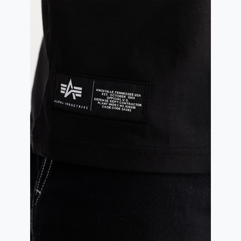 Alpha Industries мъжка поло блуза Label T Back Print black 4